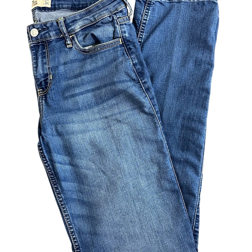 Hollister Skinny Jeans Womens 9L. Wash Stretch Denim Long